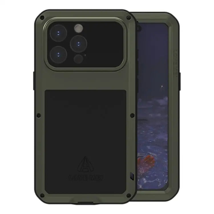 LOVE MEI Metal Shockproof Life Waterproof Dustproof Phone Case For iPhone 15 Pro For iPhone 15 Plus For iPhone 15