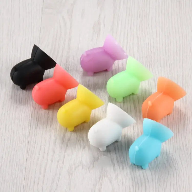 Lovely Pig Shape with Sucker Phone Holder Random Color Delivery - Random Color Delivery