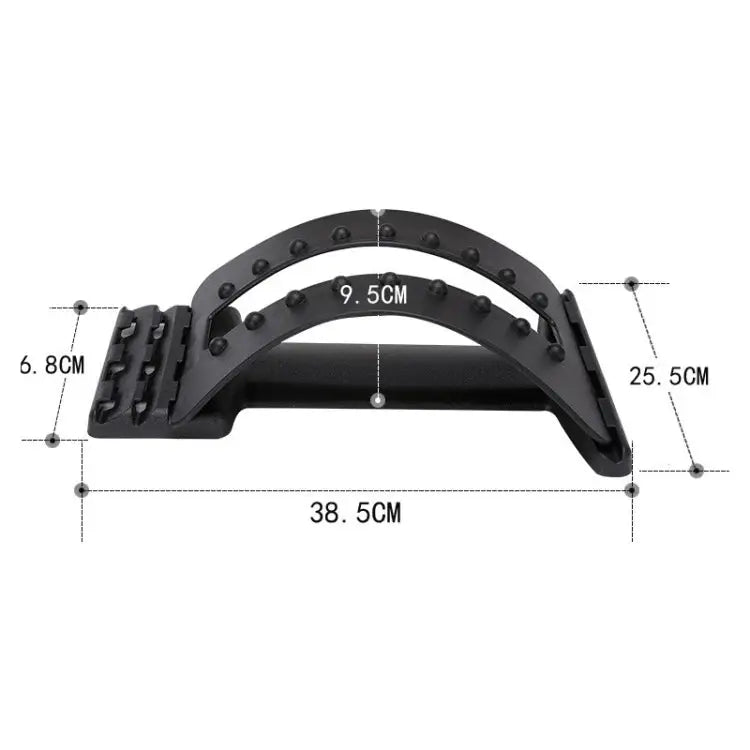 Lumbar Traction Stretching Device Posture Corrector Waist Support Spine Pain Relief Back Massage Stretcher Ordinary