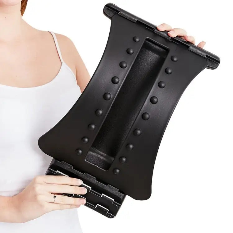 Lumbar Traction Stretching Device Posture Corrector Waist Support Spine Pain Relief Back Massage Stretcher Ordinary