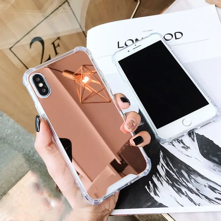 Luxury Plating Mirror Acrylic TPU Case for iPhone 8 Plus & 7 Plus