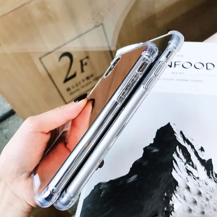 Luxury Plating Mirror Acrylic TPU Case for iPhone 8 Plus & 7 Plus