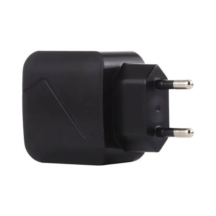 LZ-819A + C QC3.0 USB + PD 18W USB-C / Type-C Interfaces Travel Charger with Indicator Light EU Plug EU Plug