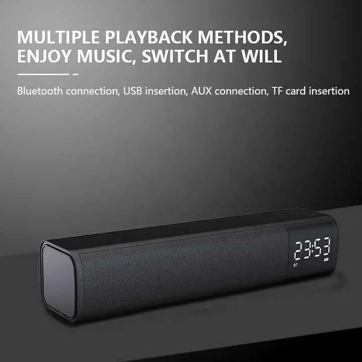 M2 Stereo Bluetooth Subwoofer Loud Boat TV Home Theatre Wireless Bluetooth Speaker - Black