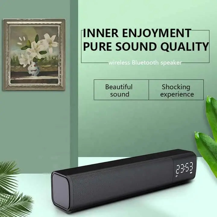 M2 Stereo Bluetooth Subwoofer Loud Boat TV Home Theatre Wireless Bluetooth Speaker - Black