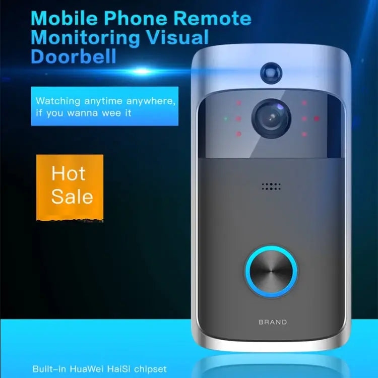 M3 720P Smart WIFI Ultra Low Power Video Visual Doorbell,Support Mobile Phone Remote Monitoring & Night Vision Without