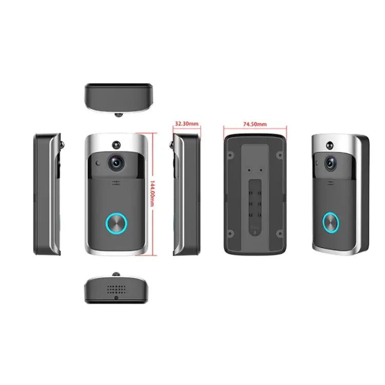 M3 720P Smart WIFI Ultra Low Power Video Visual Doorbell,Support Mobile Phone Remote Monitoring & Night Vision Without