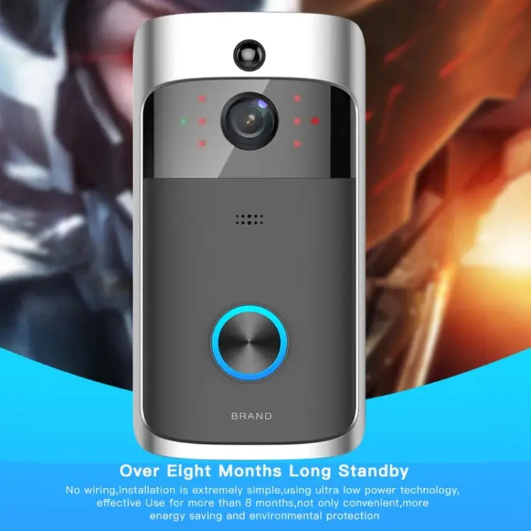 M3 720P Smart WIFI Ultra Low Power Video Visual Doorbell,Support Mobile Phone Remote Monitoring & Night Vision Without