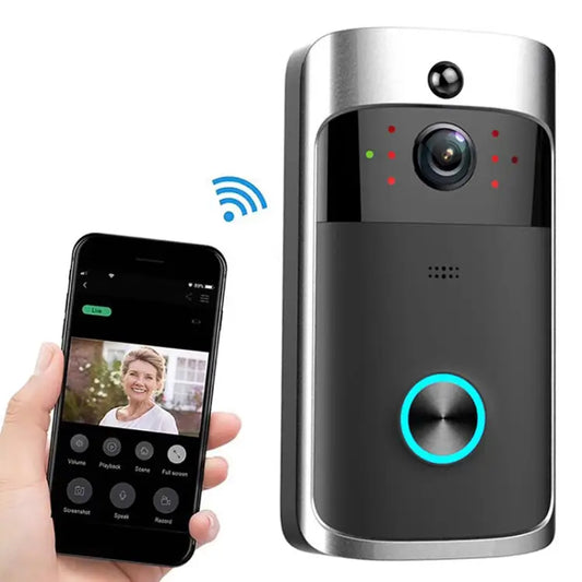 M3 720P Smart WIFI Ultra Low Power Video Visual Doorbell,Support Mobile Phone Remote Monitoring & Night Vision Without