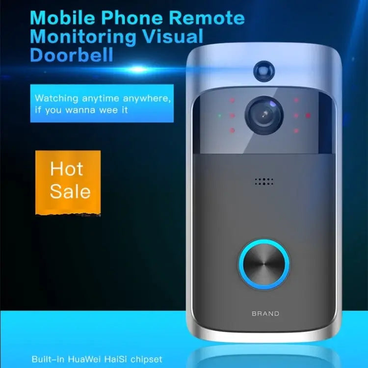 M3 720P Smart WIFI Ultra Low Power Video Visual Doorbell With Ding Dong Version US Plug With Ding Dong Version