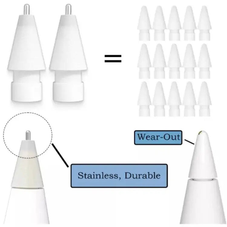 M3 Long Metal Pen Tip for Apple Pencil 1 / 2 M3 Long - M3 Long