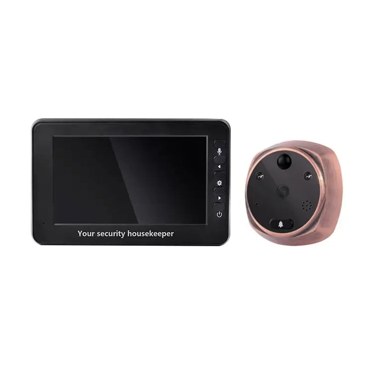 M4300A 4.3 inch Display Screen 3.0MP Camera Video Smart Doorbell Support TF Card (32GB Max) & Motion Detection &