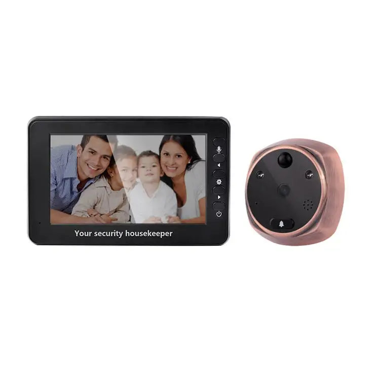 M4300A 4.3 inch Display Screen 3.0MP Camera Video Smart Doorbell Support TF Card (32GB Max) & Motion Detection &