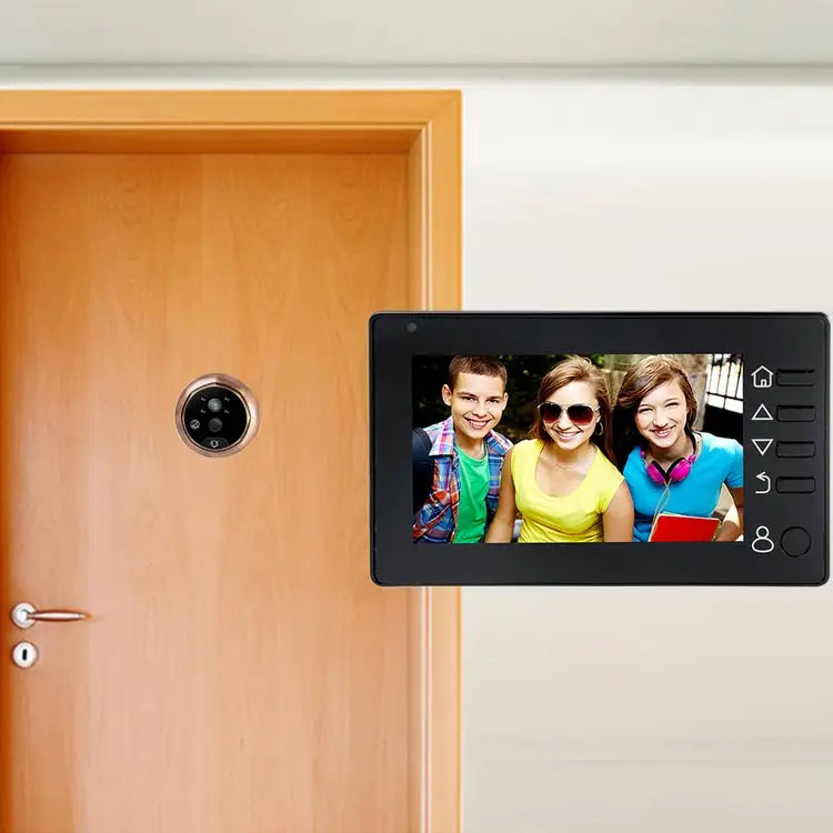 M4300D 4.3 inch TFT Color Display Screen 3.0MP Security Camera Video Smart Doorbell Support TF Card (32GB Max) & Night