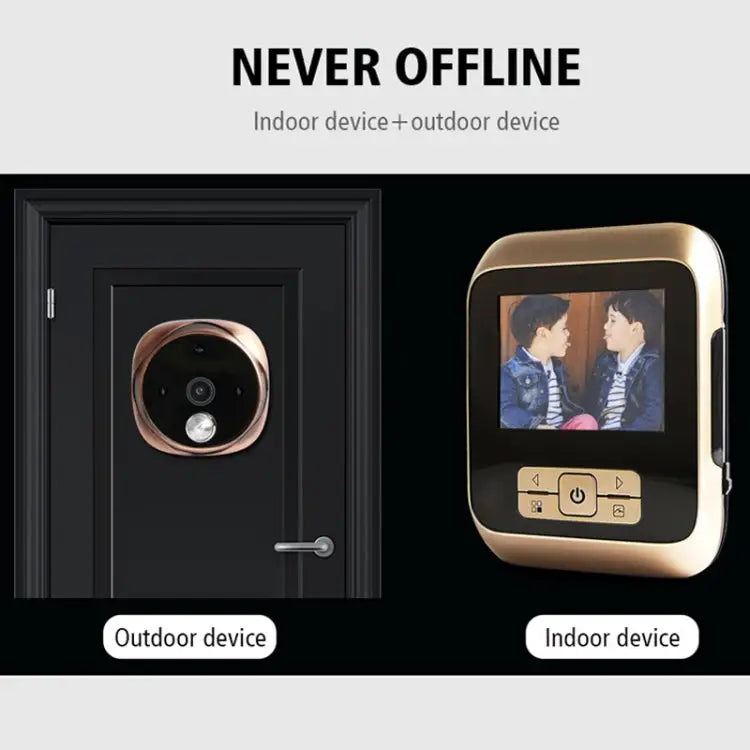 M530 3.0 inch TFT Display 3.0MP Camera Video Digital Door Viewer Support TF Card (32GB Max) & Infrared Night Vision M530