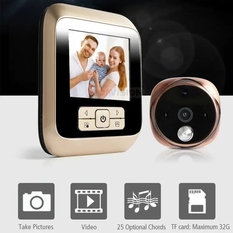 M530 3.0 inch TFT Display 3.0MP Camera Video Digital Door Viewer Support TF Card (32GB Max) & Infrared Night Vision M530