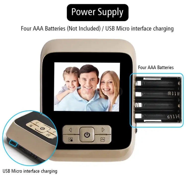 M530 3.0 inch TFT Display 3.0MP Camera Video Digital Door Viewer Support TF Card (32GB Max) & Infrared Night Vision M530