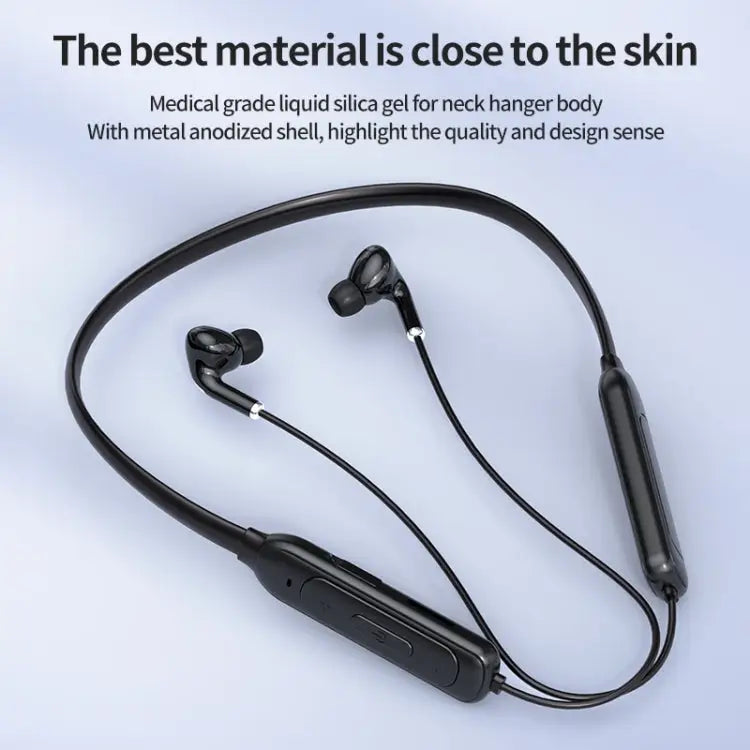 M60 8D Surround Sound Wireless Neck-mounted 5.1 Bluetooth Earphone Support TF Card MP3 Mode - Apple Accessories