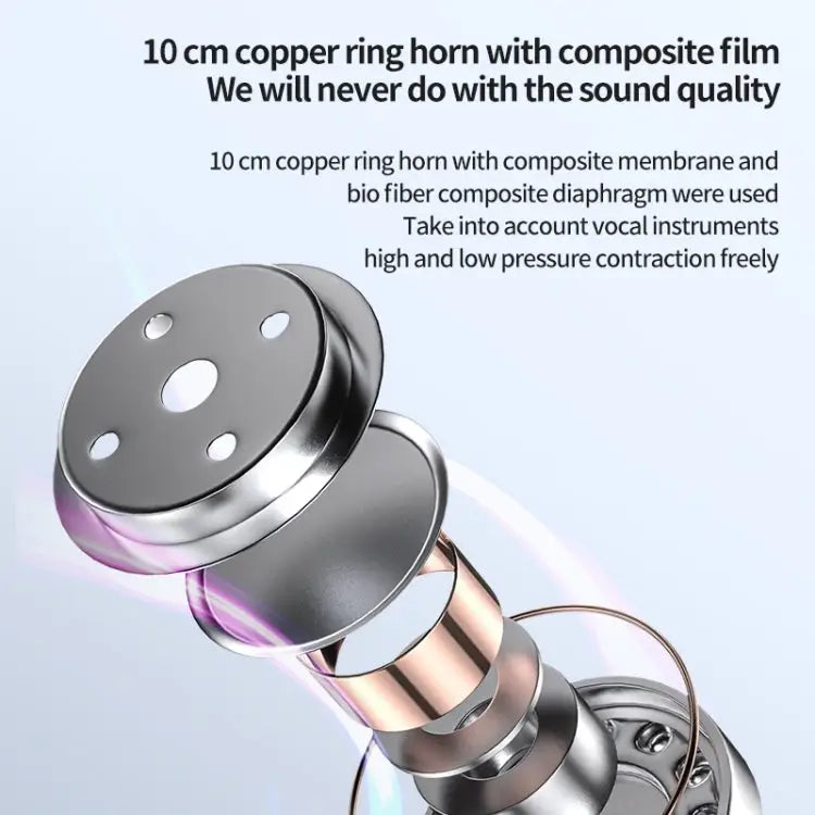 M60 8D Surround Sound Wireless Neck-mounted 5.1 Bluetooth Earphone Support TF Card MP3 Mode - Apple Accessories