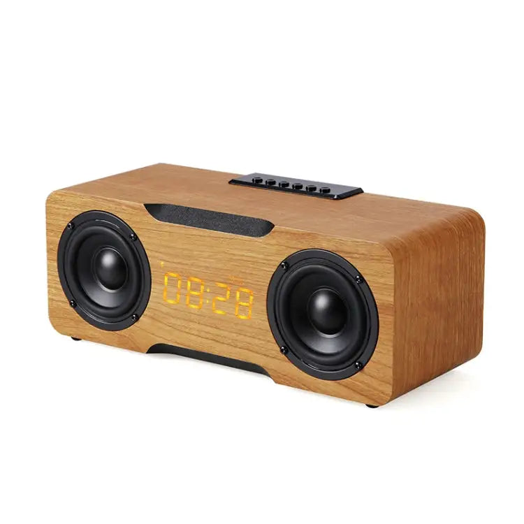 M8C Multifunctional Alarm Clock Bluetooth Speaker - Yellow - Apple Accessories