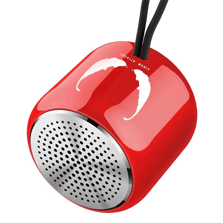 M9 Bluetooth5.0 Subwoofer Portable Speaker Aluminium Alloy Body Music Player - Red - Apple Accessories