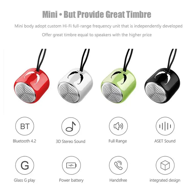 M9 Bluetooth5.0 Subwoofer Portable Speaker Aluminium Alloy Body Music Player - Apple Accessories