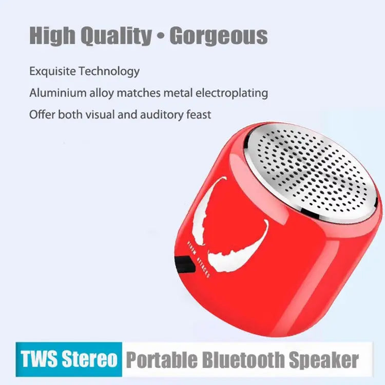 M9 Bluetooth5.0 Subwoofer Portable Speaker Aluminium Alloy Body Music Player - Apple Accessories