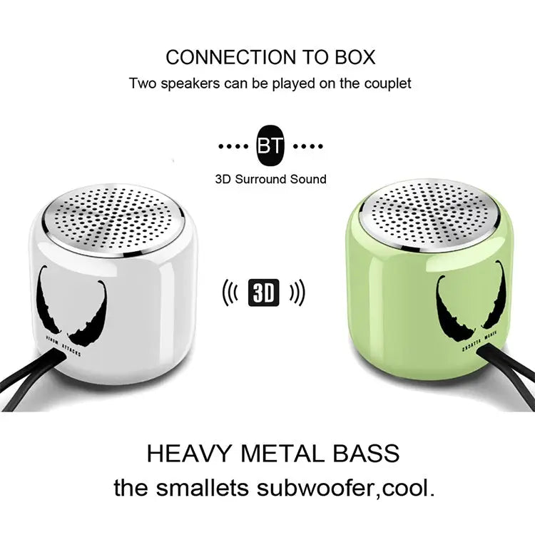 M9 Bluetooth5.0 Subwoofer Portable Speaker Aluminium Alloy Body Music Player - Apple Accessories