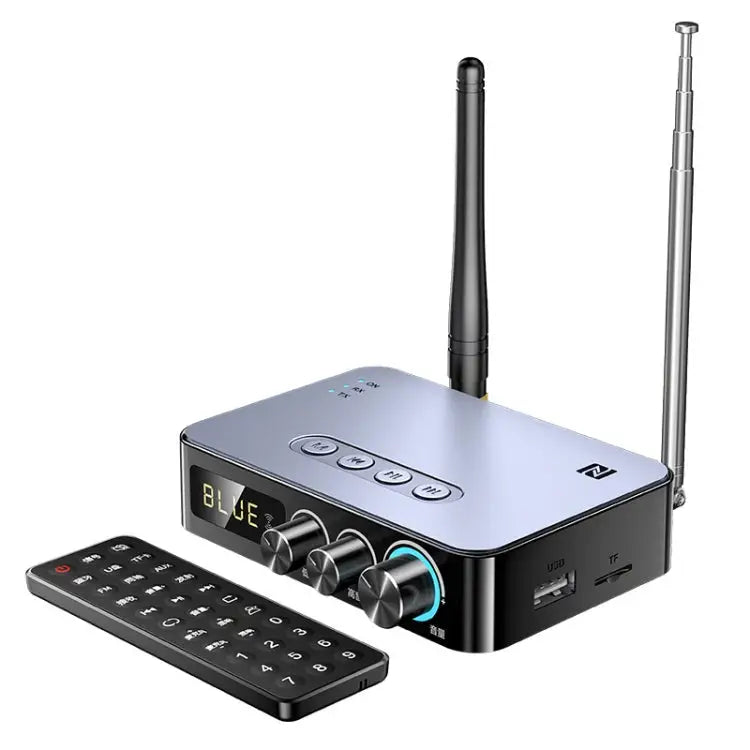 M9 Pro 5.1 Bluetooth Receiver Launcher FM Radio 4 In 1 NFC Audio Adapter M9 Pro - M9 Pro