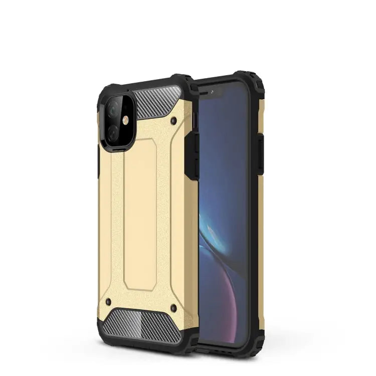 Magic Armor TPU + PC Combination Case for iPhone XIR 2019 For iPhone 11 For XIR 2019 - For iPhone 11 / Gold - Apple