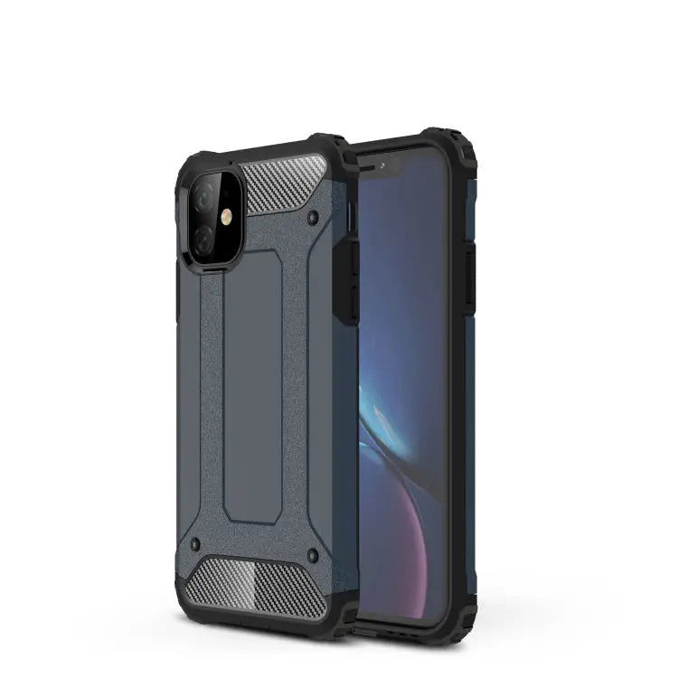 Magic Armor TPU + PC Combination Case for iPhone XIR 2019 For iPhone 11 For XIR 2019 - For iPhone 11 / Navy Blue