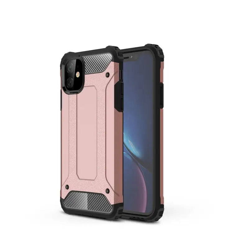 Magic Armor TPU + PC Combination Case for iPhone XIR 2019 For iPhone 11 For XIR 2019 - For iPhone 11 / Rose Gold