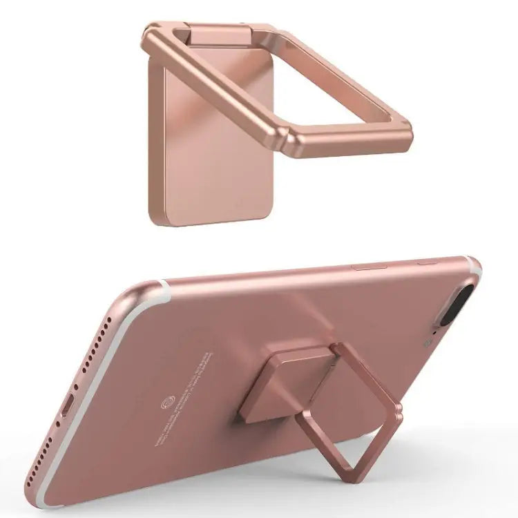 Magnetic 360 Degree Rotating Square Ring Buckle Mobile Phone Holder Random Color Delivery - Random Color Delivery