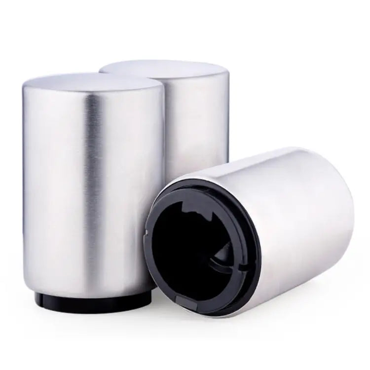 Magnetic Automatic Beer Bottle Cap Opener Stainless Steel Push Down Beer Opener Kitchen Gadgets Size: 8.5 x 5.2cm