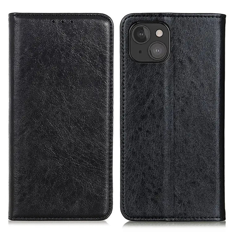 Magnetic Crazy Horse Texture Horizontal Flip Leather Case with Holder & Card Slots & Wallet For iPhone 13 mini