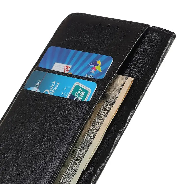 Magnetic Crazy Horse Texture Horizontal Flip Leather Case with Holder & Card Slots & Wallet For iPhone 12 mini