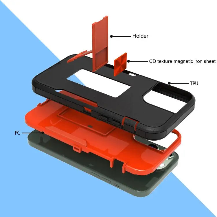 Magnetic Holder Phone Case For iPhone 12 Pro Max For iPhone 13 mini - Apple Accessories