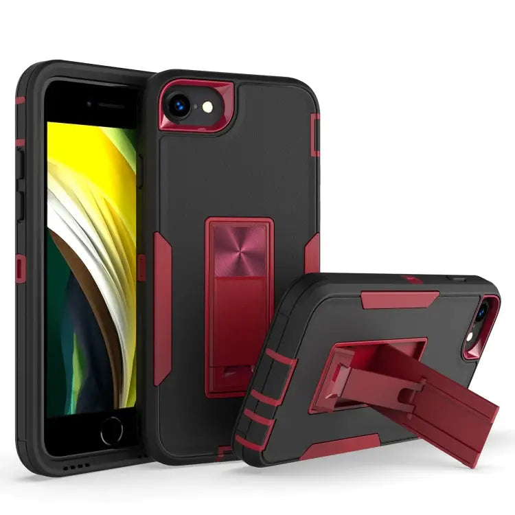 Magnetic Holder Phone Case For iPhone SE 2022 / SE 2020 / 8 / 7 For iPhone 8 Plus / 7 Plus - For iPhone SE 2022 / SE