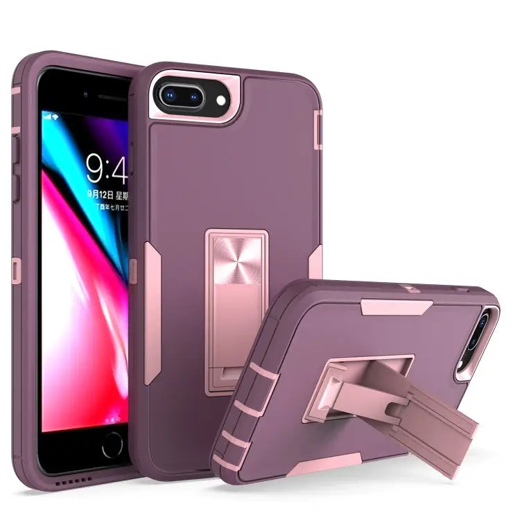 Magnetic Holder Phone Case For iPhone SE 2022 / SE 2020 / 8 / 7 For iPhone 8 Plus / 7 Plus - For iPhone 8 Plus / 7 Plus