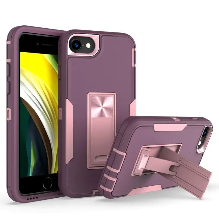 Magnetic Holder Phone Case For iPhone SE 2022 / SE 2020 / 8 / 7 For iPhone 8 Plus / 7 Plus - For iPhone SE 2022 / SE