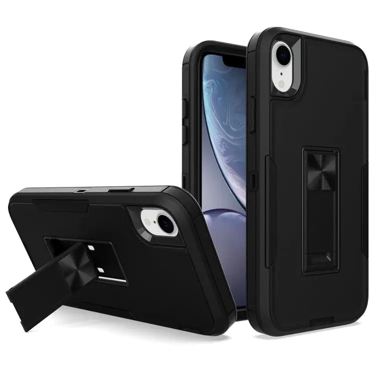 Magnetic Holder Phone Case For iPhone XR For iPhone XS Max - For iPhone XR / Black - Apple Accessories