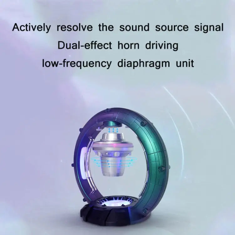 Magnetic Levitation Bluetooth Speaker Space Spacecraft Crafts US Plug