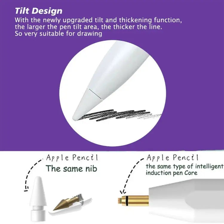 Magnetic Palm Rejection Active Capacitive Stylus for iPad / iPad Pro (2018 and above) For iPad / iPad Pro (2018
