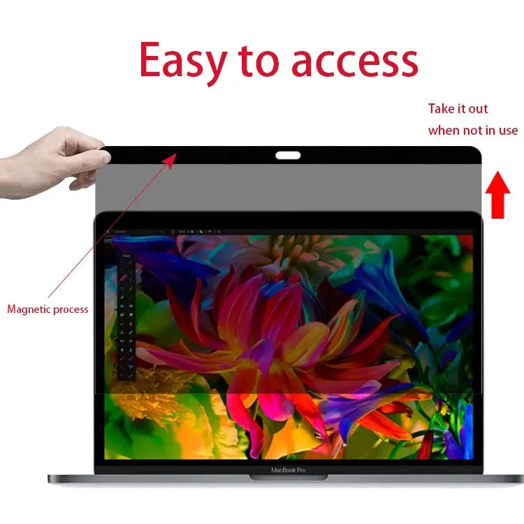 Magnetic Privacy Anti-glare PET Screen Film for MacBook Pro 15.4 inch (A1286) Pro 15.4(A1286) - Pro 15.4(A1286)