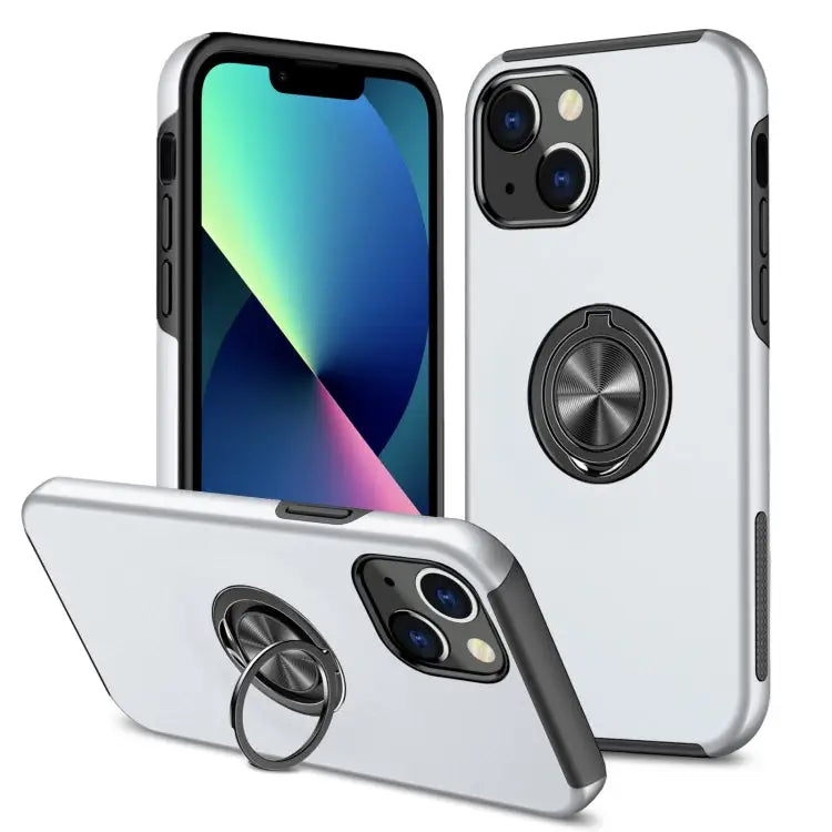 Magnetic Ring Kickstand Shockproof Phone Case For iPhone 14 For iPhone 14 Plus For iPhone 14 Pro - For iPhone 14 Plus