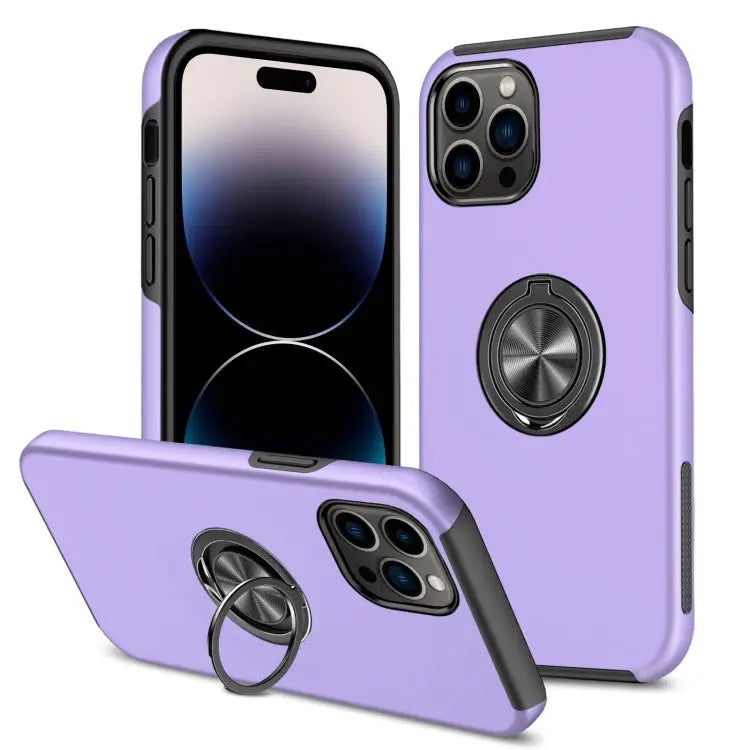 Magnetic Ring Kickstand Shockproof Phone Case For iPhone 14 For iPhone 14 Plus For iPhone 14 Pro - For iPhone 14 Pro