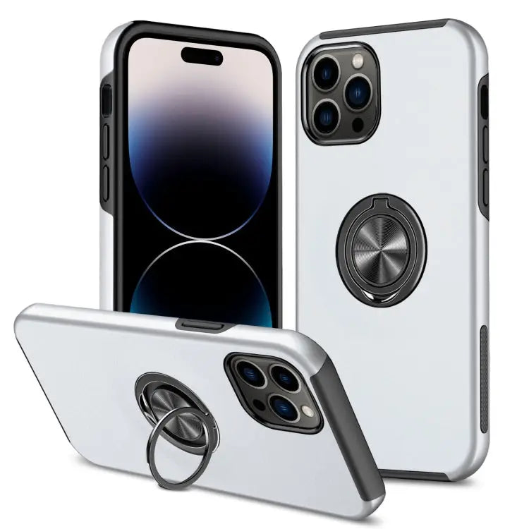 Magnetic Ring Kickstand Shockproof Phone Case For iPhone 14 For iPhone 14 Plus For iPhone 14 Pro - For iPhone 14 Pro