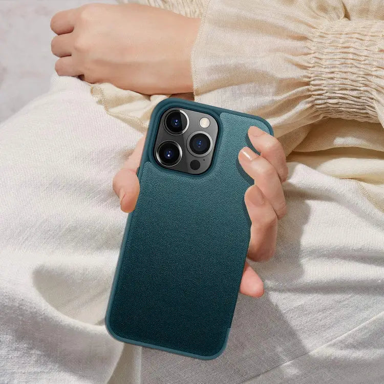 Magnetic Side Window View Shockproof Horizontal Flip Leather Case For iPhone 13 mini For iPhone 13 For iPhone 13 Pro
