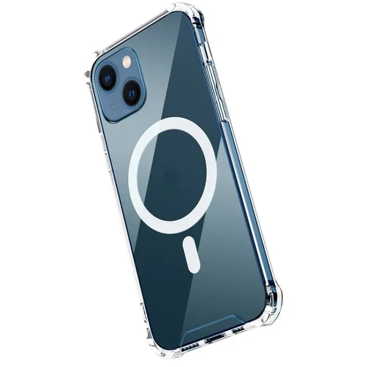 Magsafe Case Clear Four-corner Airbag Shockproof Phone Case with Magnetic For iPhone 14 For iPhone 14 Plus For iPhone