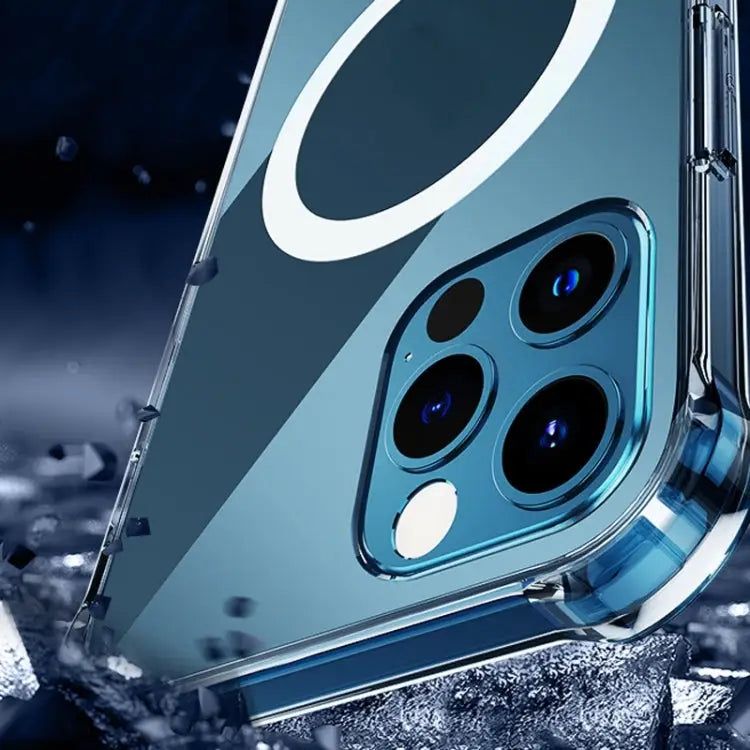 Magsafe Case Clear Four-corner Airbag Shockproof Phone Case with Magnetic For iPhone 14 For iPhone 14 Plus For iPhone
